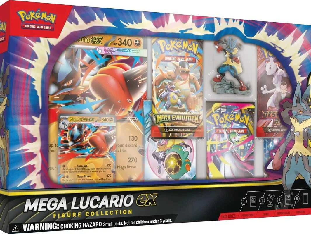 Pokémon TCG - Mega Lucario ex Figure Collection (Max 1 per kund)
