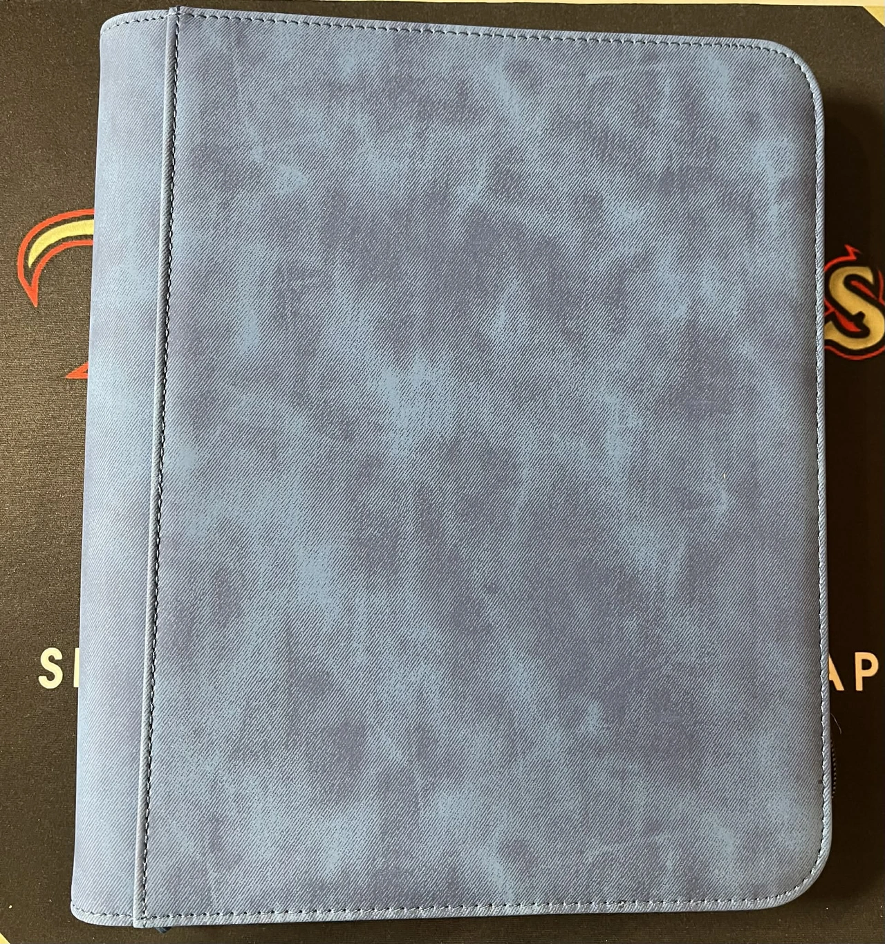Toploader Zip Cardbinder 4-Pocket (112 cards) Blue