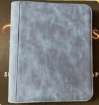 Toploader Zip Cardbinder 4-Pocket (112 cards) Blue