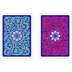 1546 Neoteric Poker Size Standard Index playing cards double deck (Red and Green)