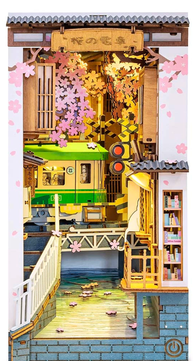 Sakura Densya - Book Nook Kit - Rolife