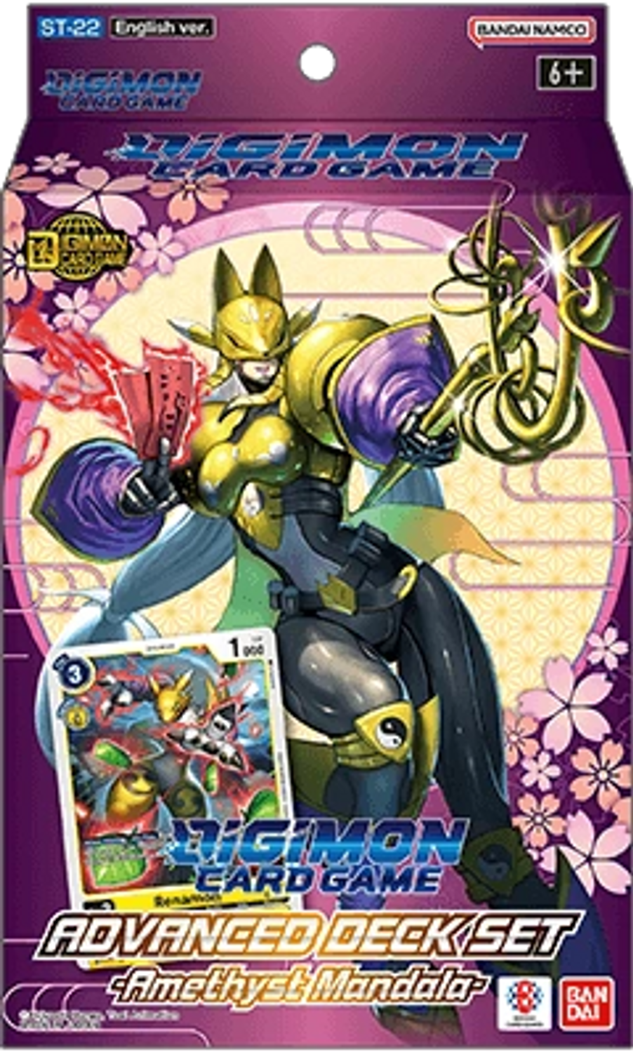 Digimon Card Game - Amethyst Mandala Advanced Deck ST-22