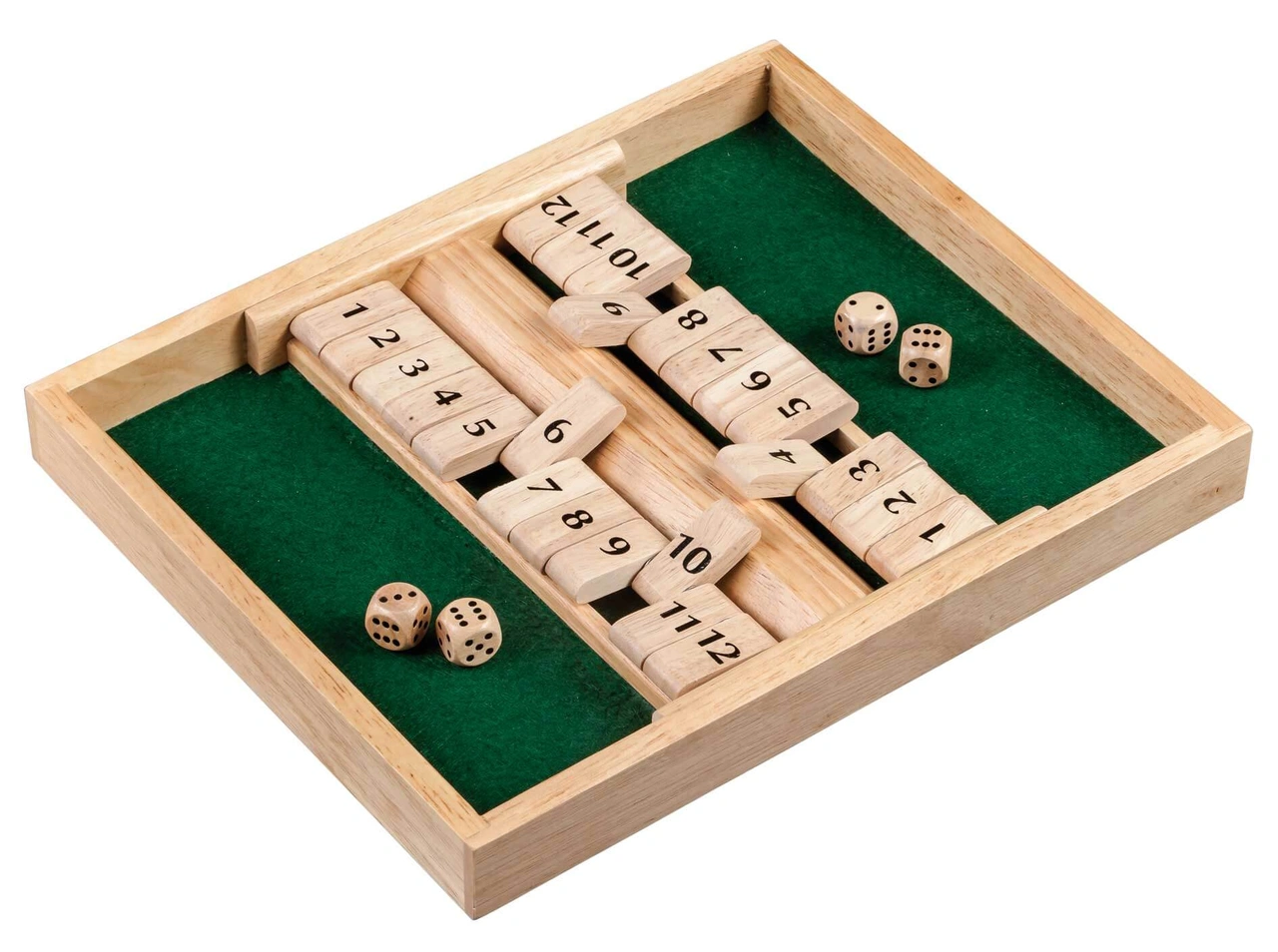 Shut The Box, 12 numbers, variant 2 (3282)
