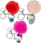 Hello Kitty key hanger plush pompom 7cm
