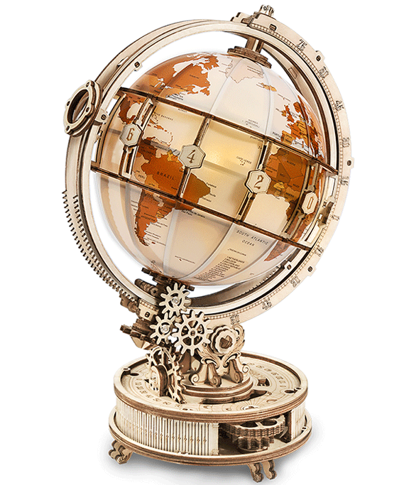The Luminous Globe - 3D Wooden Puzzle DIY - Rolife