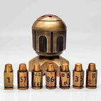 Tärning för dnd/rollspel -  Bomb Dice Dark Gold