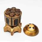 Tärning för dnd/rollspel -  Bomb Dice Dark Gold