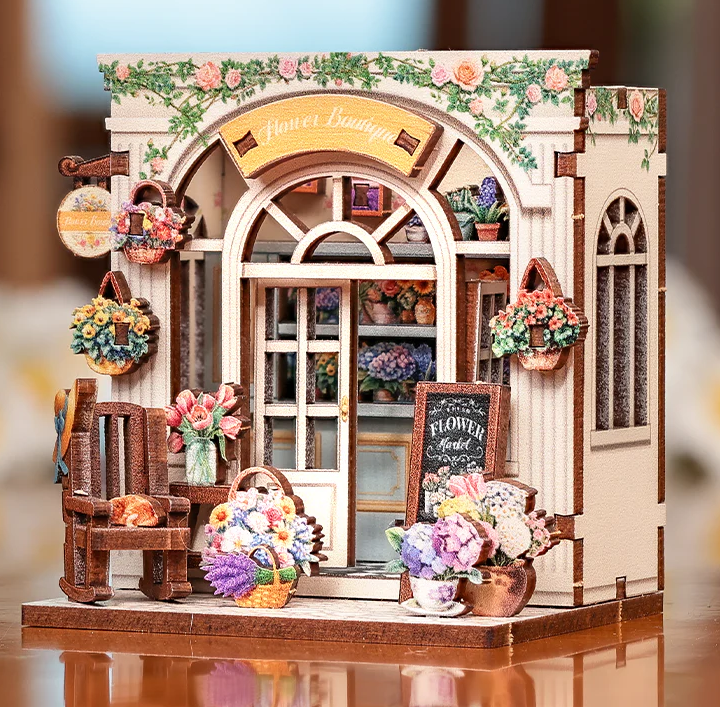 Flower Boutique - DIY Mini Book Nook