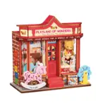 Whimsy Toy Shop - DIY Miniature House, Bookshelf Decoration Kit - Rolife