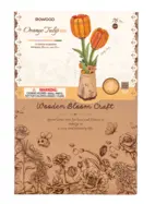 Orange Tulip - Wooden Flower Bouquet - Rowood