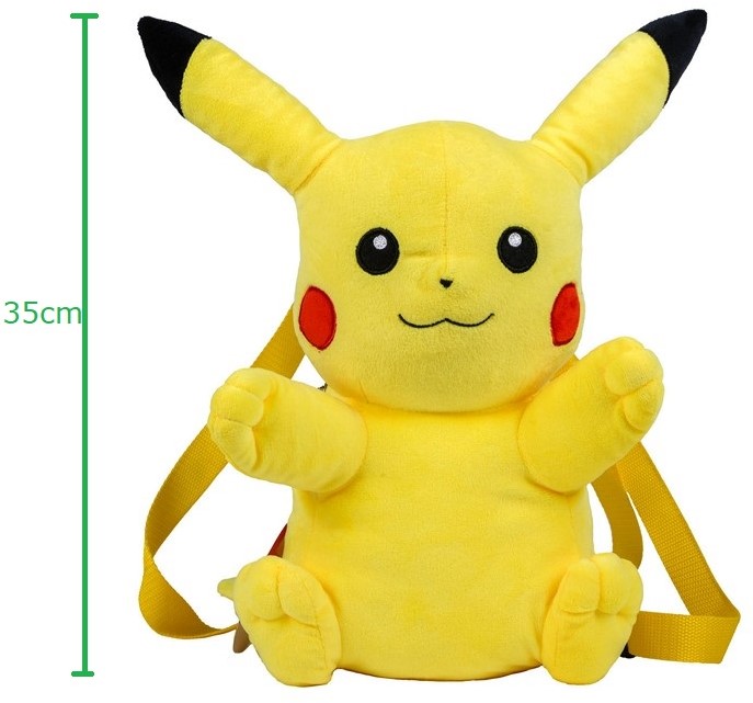 Pokemon Plush Backpack 35cm - Pikachu