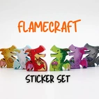 FlameCraft Sticker Set