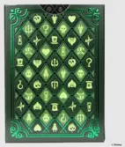 Bicycle Disney Villains Green playing cards