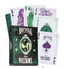 Bicycle Disney Villains Green playing cards