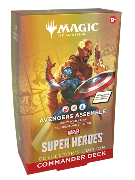 Magic The Gathering: Marvel Super Heroes Commander Deck Collector's Edition - Avengers Assemble