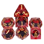 A Role Playing Dice Set - Red Eye (Liquid Core)