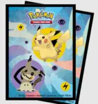 Pikachu & Mimikyu Standard Deck Protector Sleeves (65ct) for Pokémon