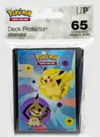 Pikachu & Mimikyu Standard Deck Protector Sleeves (65ct) for Pokémon