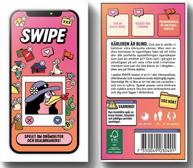 SWIPE - Spelet om drömdejter och dealbreakers!