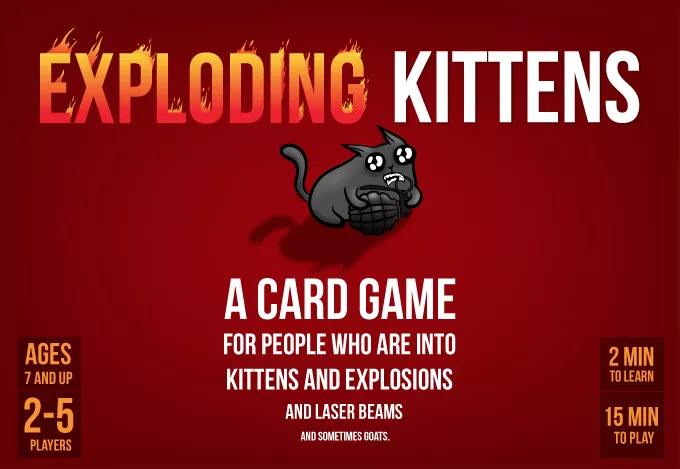 -Lånebiblioteket- Exploding Kittens - Original Edition
