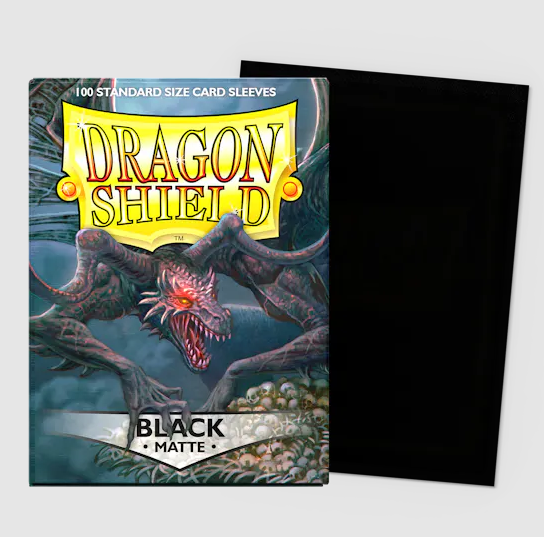 Black - Matte Sleeves - Standard Size (100)