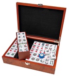 Mah Jongg / Mahjong, Designbox, with arabian signs (3166)