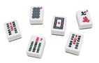 Mah Jongg / Mahjong, Designbox, with arabian signs (3166)