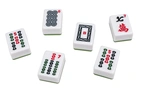 Mah Jongg / Mahjong, Designbox, with arabian signs (3166)