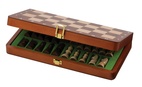 Chess cassette De Luxe, travel, field 30 mm, with numbers and letters (2711)
