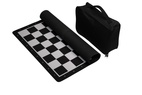 Chess set, rollable, field 55 mm, with plastic pieces and carrying bag (2502)