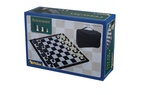 Chess set, rollable, field 55 mm, with plastic pieces and carrying bag (2502)