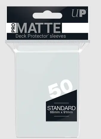 PRO-Matte Standard Deck Protector Sleeves Clear (50)