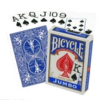 Bicycle Rider Jumbo poker cards (Blue or red)