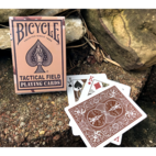Bicycle Tactical Field brown playing cards