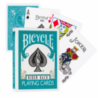 Bicycle Turquoise Rider Back playing cards