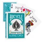 Bicycle Turquoise Rider Back playing cards