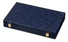 Backgammon: Blue, Medium, imitation leather (1734)