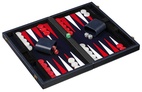 Backgammon: Blue, Medium, imitation leather (1734)