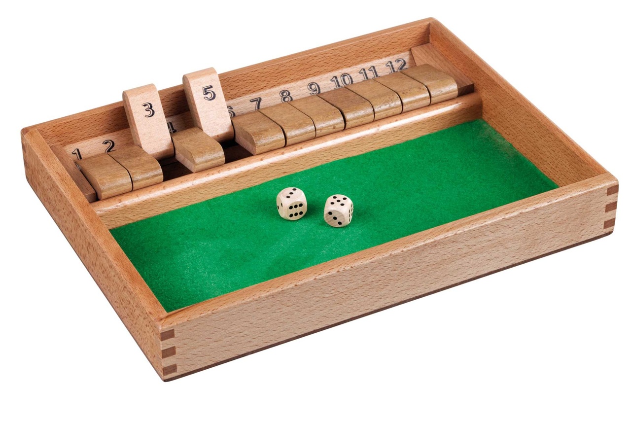 Shut The Box, 12 numbers, variant 2 (3120)