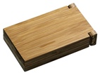 Kalaha / Mancala, foldable, travel game, bamboo (3258)