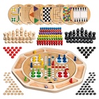 Wooden Game Compendium, 9 Games (3096)