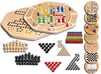 Wooden Game Compendium, 9 Games (3096)
