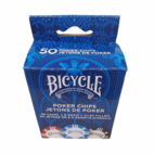 Bicycle Clay Poker Chips 50 Count 8 Gram