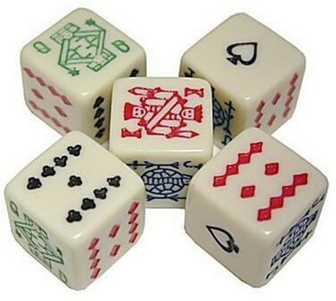 Poker tärningar (10 st)