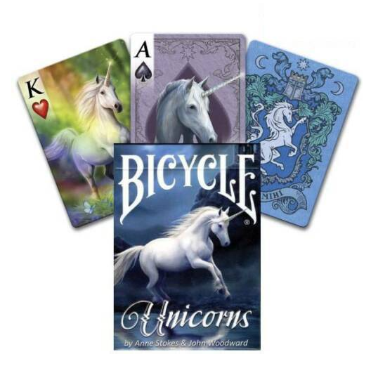 Bicycle Anne Stokes Unicorns playing cards