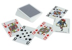 Copag Poker Size - 4 Corner Jumbo Index, 100% Plastic (Blue)