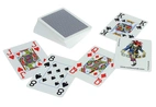 Copag Poker Size - 4 Corner Jumbo Index, 100% Plastic (Blue)