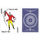 Tally-Ho Circle cards (Blue)