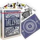 Tally-Ho Circle cards (Blue)