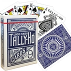 Tally-Ho Circle cards (Blue)